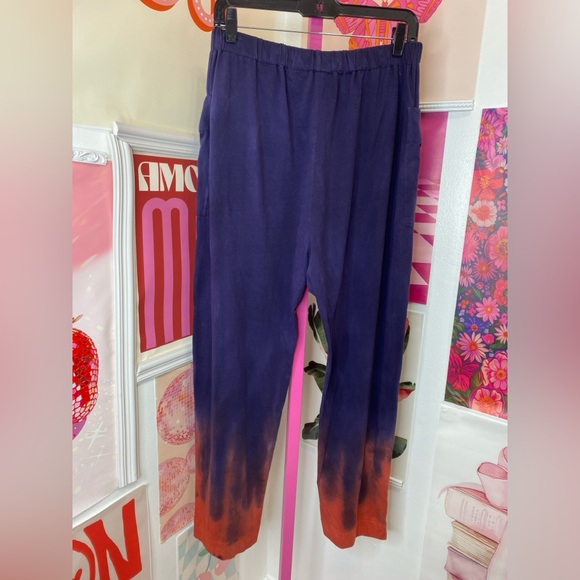 NWOT Raquel Allegra Relaxed Pant Nightshade Tie Dye size XS - Picture 4 of 15